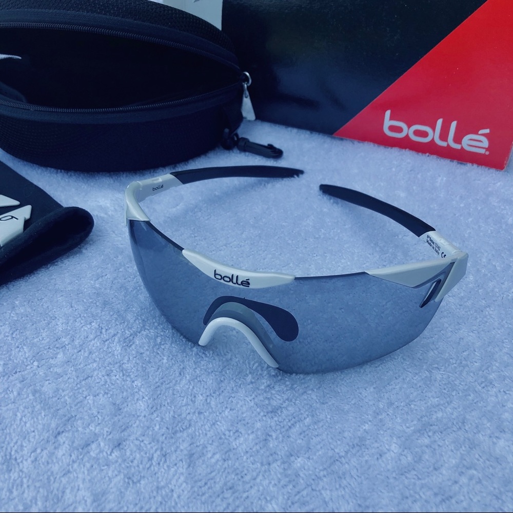 Bolle unisex 6th Sense Sunglasses shiny White